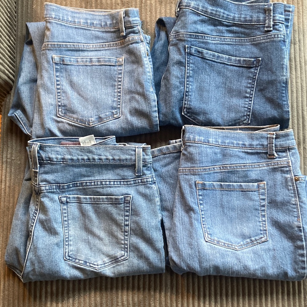 Gloria Vanderbilt “Amanda” Denim Jeans size 14 bundle